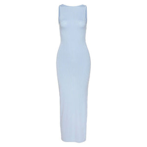 Maxi Dresses for Women Elegant Sexy Party Cut Out Backless Bodycon Dress Sexy Streetwear Party Club Elegant Spring Summer