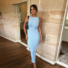 Load image into Gallery viewer, Maxi Dresses for Women Elegant Sexy Party Cut Out Backless Bodycon Dress Sexy Streetwear Party Club Elegant Spring Summer