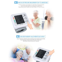 Load image into Gallery viewer, Medical Equipment LCD Automatic Digital Wrist Blood Pressure Monitor Bp Tonometer Sphygmomanometer Tensiometer Tansiyon Aleti