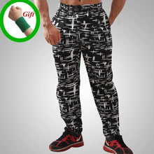 Load image into Gallery viewer, Men Bodybuilding Baggy Pants High Elastic Cotton Gym Clothing Fitness Pants Loose Comfortable Crossfit Musculation Sweatpants