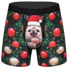 Load image into Gallery viewer, Men Christmas Underwear Pouch Boxer Homme Boxershorts Men&#39;s Boxers Sexy Funny Panties Underpants 3D Print Funny Boxer Shorts