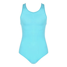 Load image into Gallery viewer, Men Sexy Jumpsuit Leotard Solid Color Round Neck Sleeveless Skinny Bodycon Bodysuit Wrestling Singlet Stretchy Swimsuit Swimwear