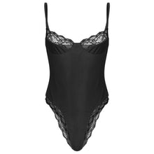 Load image into Gallery viewer, Men Sexy Lace Bodycon Lingerie Bodysuit Bodystocking Sissy Gay Male Sleeveless Lingerie Teddies Catsuit Nightwear Pajamas