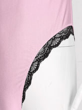 Load image into Gallery viewer, Men Sexy Lace Bodycon Lingerie Bodysuit Bodystocking Sissy Gay Male Sleeveless Lingerie Teddies Catsuit Nightwear Pajamas