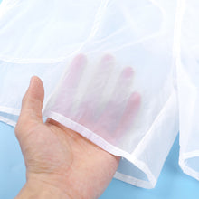 Load image into Gallery viewer, Men Stretch Swim Trunks Elastic Waist See-Through Drawstring Quick Dry Beach Shorts with Pockets and Bulit-in Mesh Lining Briefs