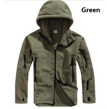 Load image into Gallery viewer, Men US Military Winter Thermal Fleece Tactical Jacket Outdoors Sports Hooded Coat Militar Softshell Hiking Outdoor Army Jackets