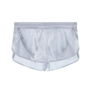 Men Underwear Solid Low Waist Satin Boxer Shorts Men&#39;s Underpants Breathable Underwear Comfortable Fit Men Gay Lingerie Panties