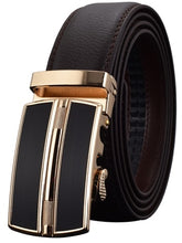 Load image into Gallery viewer, Men&#39;s Belts Luxury Automatic Buckle Genune Leather Strap Black Brown for Mens Belt Designers Brand High Quality