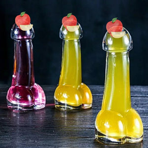 Men&#39;s Dick Penis Cocktail Glass Cup Mug Bottle Glass Halloween Christmas Party Beer Cup Funny Wine Cups Mug Bottle