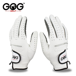 Men's Left Right Hand Soft Breathable Pure Sheepskin Golf Gloves Genuine Leather Golf Gloves Free Shipping