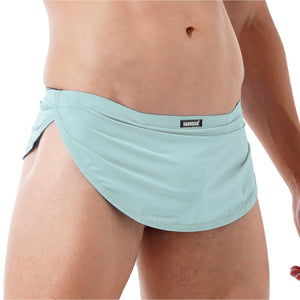 Mens Elastic Waistband Skirted Panites Brief Erotic Lingerie Underpants Nightwear Low Waist Bulge Pouch G-string Thong Underwear