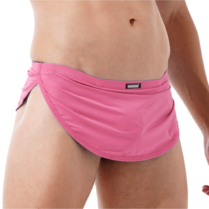 Mens Elastic Waistband Skirted Panites Brief Erotic Lingerie Underpants Nightwear Low Waist Bulge Pouch G-string Thong Underwear