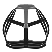 Load image into Gallery viewer, Mens Erotic Vest Tops Tank Body Shoulder Chest Elastic Strap O Ring Front Harness Belt For Role Play Party Club Pole Dancing
