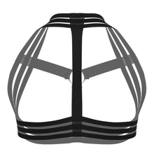 Load image into Gallery viewer, Mens Erotic Vest Tops Tank Body Shoulder Chest Elastic Strap O Ring Front Harness Belt For Role Play Party Club Pole Dancing