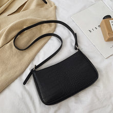 Load image into Gallery viewer, Messenger Handbags Retro Alligator Pattern Women shoulder bags Flap New PU Leather Casual Solid crossbody bags for women Bolsas
