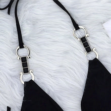 Load image into Gallery viewer, Metal Buckle Black Bikinis Push Up Bikini 2021 New Padded Bra Low Waist Swimsuit Sexy Swimwear Women Biquini Drop Shipping