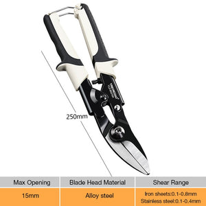 Metal Sheet Cutting Scissor Pvc Pipe Cutter Professional Industrial Shears Iron Scissors Multi-purpose Scissors Tin Snips