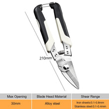 Load image into Gallery viewer, Metal Sheet Cutting Scissor Pvc Pipe Cutter Professional Industrial Shears Iron Scissors Multi-purpose Scissors Tin Snips