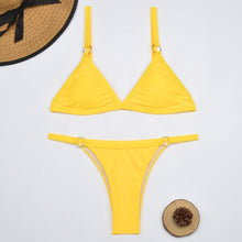 Load image into Gallery viewer, Micro Bikini 2020 Sexy Women Swimsuit Swimwear Female Solid Push up Thong Brazilian Bikini set Biquini Bathing Suit
