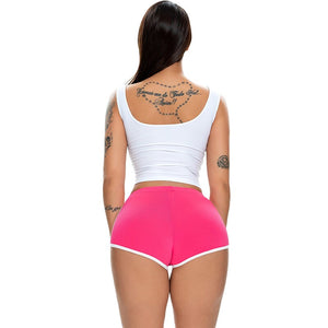 Micro Short Pole Dance Night Clubwear Bermuda Feminina Fitness Shorts Running Stretch Sports Shorts Sexy High Cut Biker Shorts