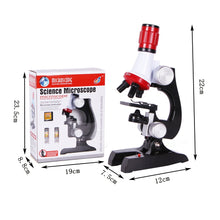 Load image into Gallery viewer, Microscope Kit Lab LED 100X-400X-1200X Home School Science Educational Toy Gift Refined Biological Microscope For Kids Child
