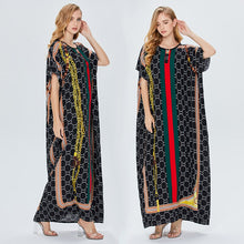Load image into Gallery viewer, Middle Eastern Muslim Women&#39;s Plus Size Dress Islamic Ethnic Style Big Dress Robe Hot Selling Temperament Women&#39;s Clothing