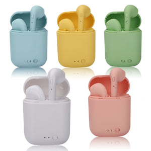 Mini-2 TWS Wireless Earphones Bluetooth 5.0 Earphone TWS Matte Macaron Earbuds With Mic Charging Box Headset Wireless Headphones