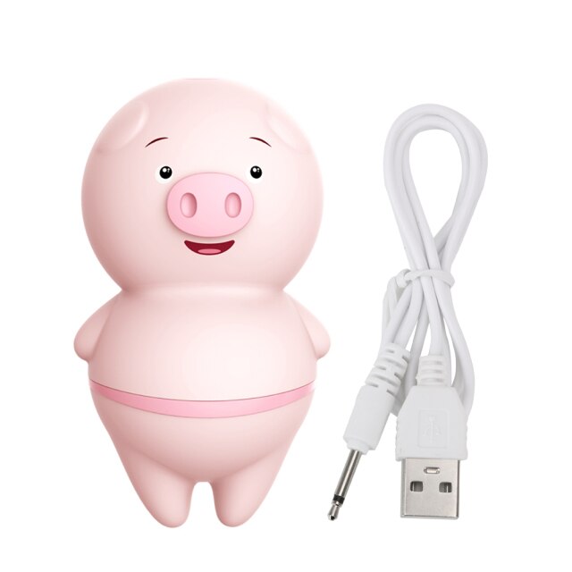 Mini Cute Pig Licking Vibrators For Women Sex Toys Clitoris Sucker Vagina Anal Massager Female Masturbator Machine Erotic Shop