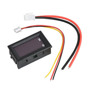 Mini Digital Voltmeter Ammeter DC 100V 10A Panel Amp Volt Voltage Current Meter Tester Detector 0.56" Dual LED Display Auto Car