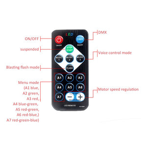 Mini Remote Control Magic Ball LED Stage Light Party Disco Club Lamp Xmas Decor for KTV/disco/bar colorful light Stage effect Gl