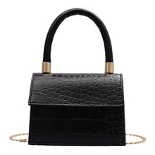 Load image into Gallery viewer, Mini Small Square bag 2021 New Fashion Quality PU Leather Women&#39;s Handbag Alligator Leather Chain Shoulder Messenger Bags totes