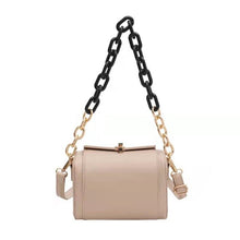 Load image into Gallery viewer, Mini caixa preta design de couro do plutônio sacos crossbody para as mulheres  bolsas de luxo e bolsas tendência feminina lu
