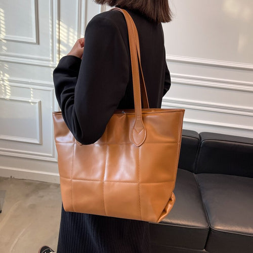 Minimalista acolchoado satchel totes para as mulheres 2021 inverno hit simples marca de luxo designer feminino shopper bolsas om