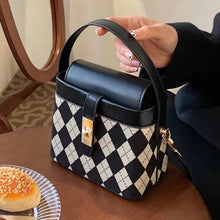 Load image into Gallery viewer, Moda mini couro do plutônio balde crossbody sacos com alça curta  bolsas de grife luxo e bolsa feminina marca bolsa de ombro