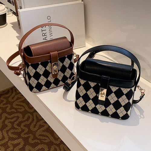 Moda mini couro do plutônio balde crossbody sacos com alça curta  bolsas de grife luxo e bolsa feminina marca bolsa de ombro