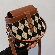 Load image into Gallery viewer, Moda mini couro do plutônio balde crossbody sacos com alça curta  bolsas de grife luxo e bolsa feminina marca bolsa de ombro