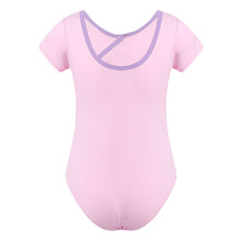 Load image into Gallery viewer, Modern Ballet Leotard Pink Short Sleeves Training Body Suit Dance Wear Chinese Style for Adult Children Girls Stage Performance