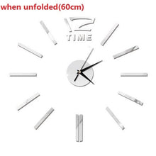 Load image into Gallery viewer, Modern Design Mini DIY Large Wall-Clock Sticker Mute Digital 3D Wall Big Clock Living Room Home Office Decor Christmas Gift
