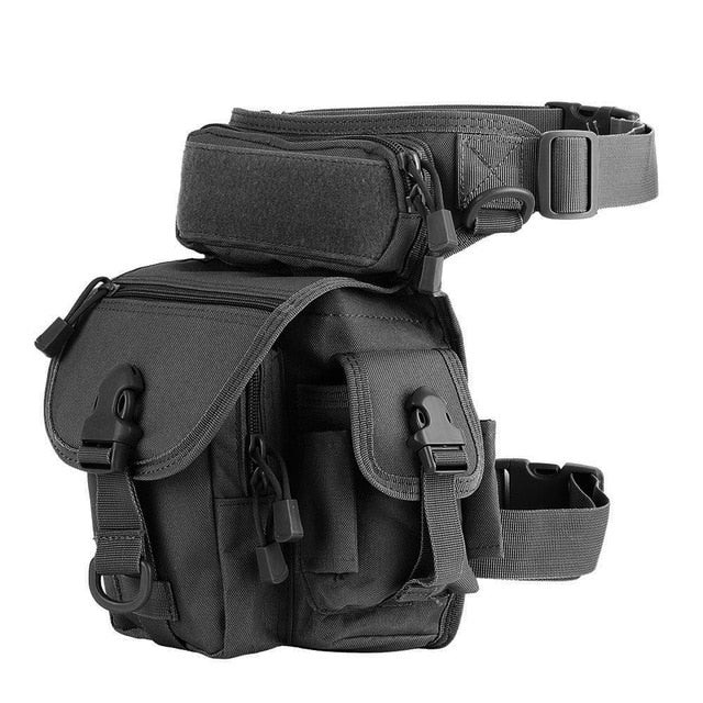 Molle Drop Leg Bag Military 1000D Nylon  Waterproof Men Tactical Waist Pack Leg Travel Belt Bag Hiking Hunting Camping Cycling