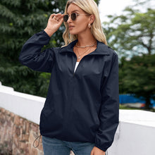 Load image into Gallery viewer, Mujer Tops Women's Jacket Autumn 2022 Waterproof Hooded Rain Jacket Windproof Outdoor Windbreaker for Outdoor Hiking Hoodie Coat