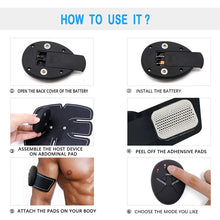 Load image into Gallery viewer, Muscle Stimulator EMS Massager Abdominal Muscle Trainer Electrostimulation Hip Trainer Abdomen Arm Exercise Machine Gym Equiment
