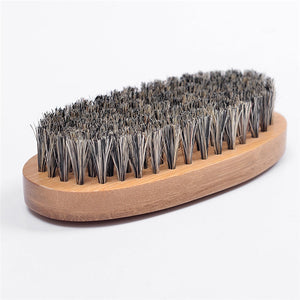 Natural Boar Bristle Beard Brush For Men Bamboo Face Massage That Works Wonders To Comb Beards and Mustache Drop Shipping 80716