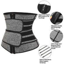 Load image into Gallery viewer, Neoprene Sauna Waist Trainer Corset Sweat Belt for Women Weight Loss Compression Trimmer Workout Fitness