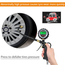 Load image into Gallery viewer, Neoteck Digital Car EU Tire Air Pressure Inflator Gauge LCD Display LED Backlight Vehicle Tester Inflation Monitoring Manometro