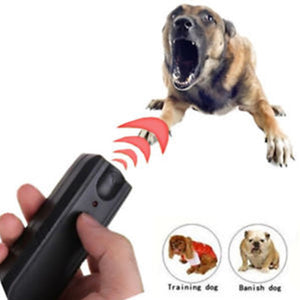New 1Pcs Ultrasonic Dog Repellers Anti Bark Control Stop Barking Away Dog Training Repeller Device Keep Unfriendly Dogs Away