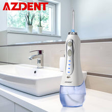 Load image into Gallery viewer, New 3 Modes Cordless Oral Irrigator Portable Water Dental Flosser USB Rechargeable Water Jet Floss Tooth Pick 5 Jet Tips 300ml