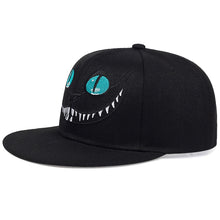 Load image into Gallery viewer, New Cheshire Cat Embroidery Baseball Cap Cute Smiley Snapback Caps Men&#39;s and Women&#39;s Universal Cotton Hat Adjustable Hip Hop hat