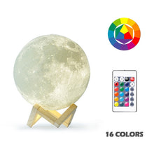 Load image into Gallery viewer, New Dropship  3D Print Moon Lamp Colorful Change Touch Usb Led Night Light Home Decor Creative Gift