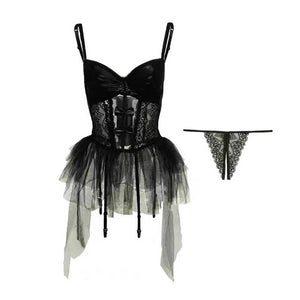New Elasticity Corset Sexy Women Underwear Lace Up Body Bustier Overbust with Straps Belt Black Breathable Lingerie
