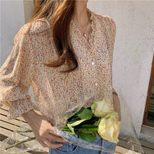 Load image into Gallery viewer, New Embroidery Lace Transparent Womens Blouses Summer Tops Femme Casual Women Shirt Long Sleeve Girls Blouse Plus Size Blusas